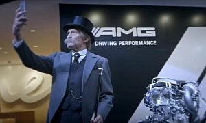 Carl Benz Is Resurrected to Demonstrate That Germans Have a Sense of Humor