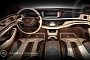 Carlex Mercedes S-Class Interior: 24k Gold and Crocodile Leather