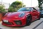 Carmine Red 2018 Porsche 911 GT3 Is a Sight For Sore Eyes