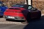 Carmine Red 2020 Porsche 911 Cabriolet Spotted on the Street, Looks Retro