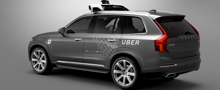 Modified Volvo XC90 for Uber