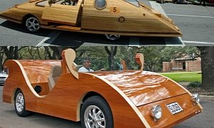 Carpenter Builds Stunning, Futuristic Cars Out of Wood