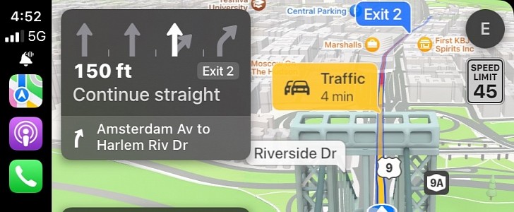 New Apple Maps experience on CarPlay