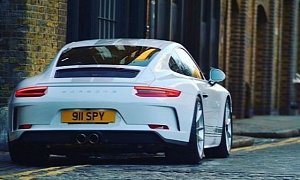 Carrara White 2018 Porsche 911 GT3 Touring Package Has This Awesome Vanity Plate