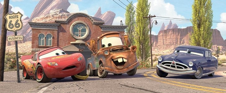  Lightning McQueen, Doc Hudson, Mater from Cars