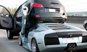 Car Sex: Lamborghini Rapes Hyundai