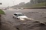 Cars Trudge Through Detroit Flooding, Ford Focus ST Damaged