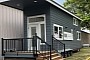 Cascade Tiny Home Suprises With Covered Front Porch and a Hidden Attic Space