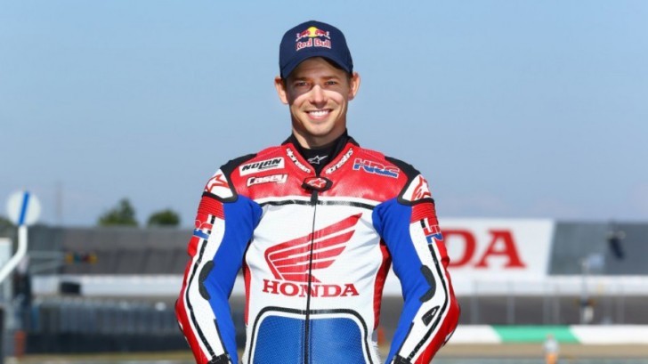 Casey Stoner is a HRC test rider in 2015