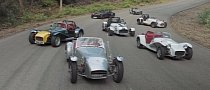 Caterham Celebrates 60th Anniversary Of The Lotus Seven By Hooning Iconic Models