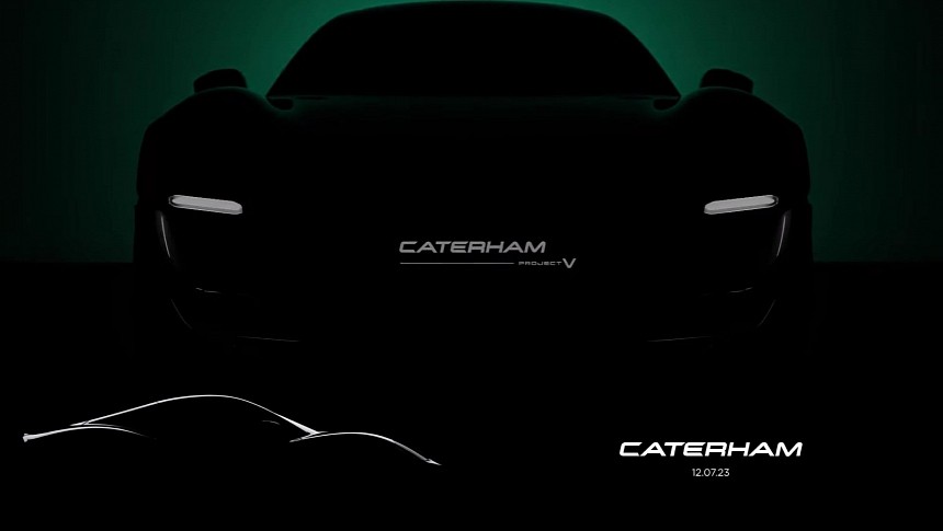 Caterham Project V electric sports coupe 
