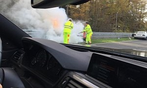 UPDATE: Westfield vs Ferrari Nurburgring Crash Leads to Fire, Track Closed