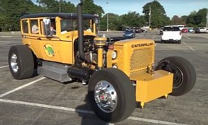 Caterpillar Hot Rod by Snapper Is Built on a Large Scale
