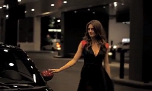Catrinel Menghia Takes Abarth 500 to Sin City