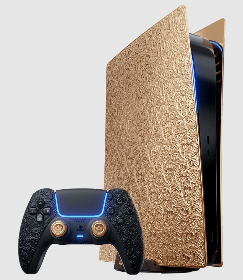 gold ps5 controller playstation 5