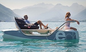 Ceclo Original Hybrid Catamaran Pedal Boat Challenges Lifestyle Norms for Little Cash