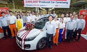 The cee’d is Kia’s 3 Millionth Car Assembled in Europe