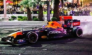 Celebrations Begin in Las Vegas, F1 Is Taking Over With Neons and Glorious V8 Noise
