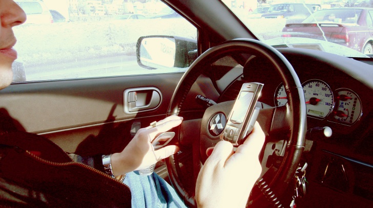 driving and using a cell phone