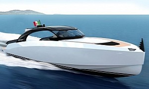 Centouno Navi Reveals High-Performance 'Vespro' Dayboat With Surprisingly Luxurious Layout
