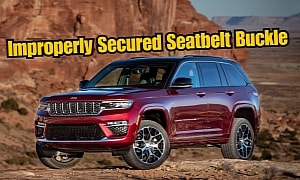 Certain Jeep Grand Cherokee SUVs May Feature Improperly Secured Buckles