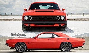 CGI 1969 Dodge Charger Has Modern DNA With Help From Challenger SRT Super Stock