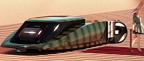 CGI 3-Wheel Citroen DS Reinvention Feels a Machine Gun Away From World War I Tanks