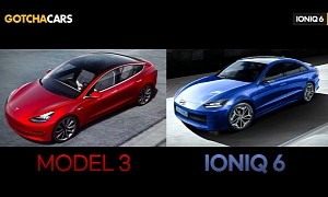 CGI Hyundai Ioniq 6 Is No Prophecy, Still Compares Nicely to EV6, Ioniq 5, Model 3