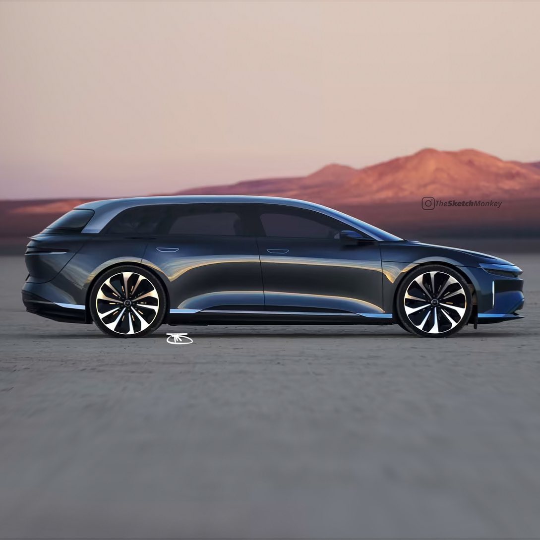 CGI Lucid Motors Air Estate Could Easily Win an Ultimate Performance Wagon  Oscar - autoevolution