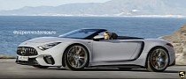 CGI Mid-Engine 2022 Mercedes-AMG SL Looks Sleeker Than 765LT and Corvette Z06