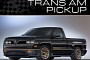 CGI Pontiac Trans Am Pickup Shows a Bandit Firebird Truck That Sadly Never Was