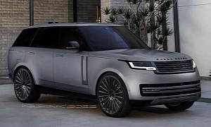 CGI Range Rover Looks Like a Road Specter With Satin Dark Gray and Custom Wheels