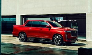 CGI-Revived 2023 Cadillac Escalade EXT Seems Ready to Storm the Pickup World