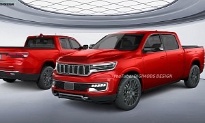 CGI-Revived 2025 Jeep Comanche 4xe Feels Ready to Plug Into the Compact Truck Sector