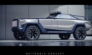 CGI Rolls-Royce Britannia Concept Is the Ultra-Luxury Land Yacht of Pickup Trucks
