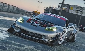 CGI Time Attack Chevy Corvette ZR1 Leaves Major Bit Exposed for Our Prying Eyes