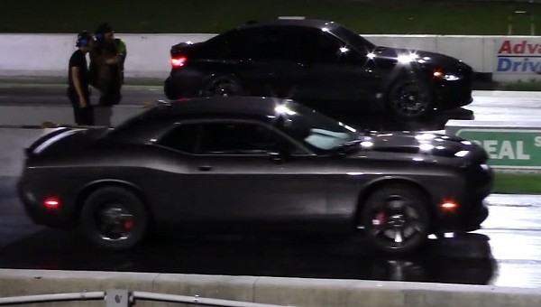 Challenger Hellcat vs Camaro ZL1 vs M3 on DRACS