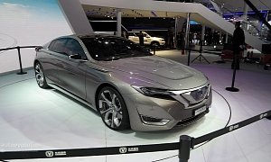 Changan Raeton CC Concept Is an Underpowered Tesla Model S Rival in Shanghai