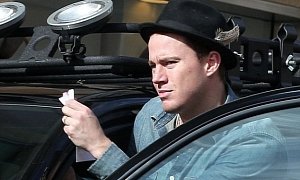 Channing Tatum Gets a Parking Ticket, Keeps the Good Mood