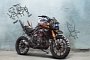 Chappie-Inspired Triumph Tiger Explorer Is a Futuristic Rat Concept We Like