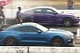 Charger Hellcat Beats the Hell Out of the Shelby GT500 in Quarter-Mile Drag Race