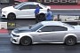 Charger Hellcat Widebody Races Multiple Audi RS3s, German Sedans Get Smashed