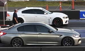 Charger Redeye Drags M5, Domestic vs Import Sedan Battle Was an Absolute Disaster