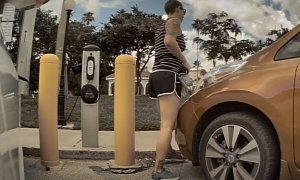 Charging EVs Can Get Ugly: Nissan LEAF Driver Denies Tesla Model 3 Its Electrons