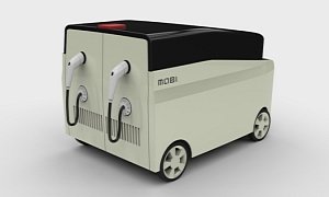 Charging Stations on Wheels to Solve Crowded Parking Problems