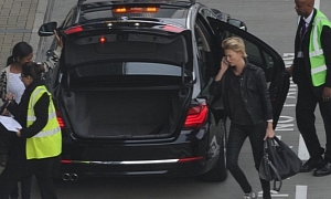 Charlize Theron Enjoys a Comfy Ride in the BMW 7-Series