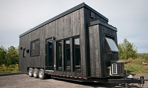 Charred Orme Tiny House Offers an All-Season Canvas Upon Which To Paint Your Mobile Dreams