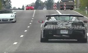 Chasing 2018 Corvette ZR1 Prototypes Outside Nurburgring Is a Supercharger Hunt
