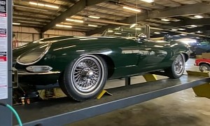 Cheap 1966 E-Type Jaguar S1 Hides a Potentially Expensive Secret, Massive Oil Leaks Below