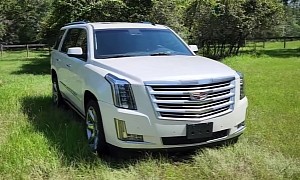 Cheap Auction Cadillac Escalade With 34k Miles Is a Possible Case of a Crash Cover Up